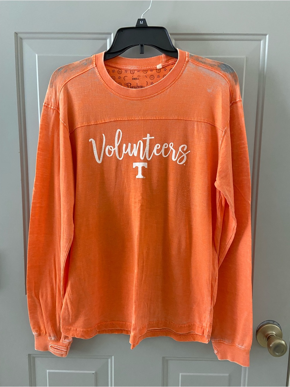 Pressbox Orange 'Volunteers' Long-Sleeve Crewneck